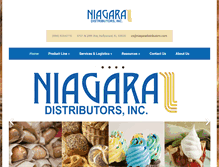 Tablet Screenshot of niagaradistributors.com